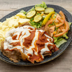 5. Kebab Kermaperunoilla